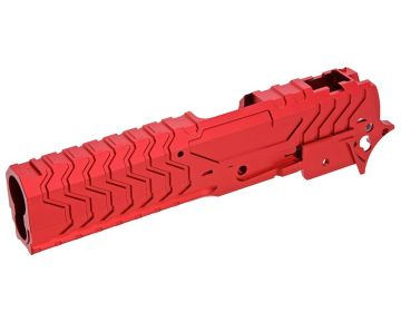 5KU Tokyo Marui Hi Capa GBB Aluminum Slide & Frame (Martix Type) - Red 0