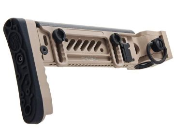 5KU Tokyo Marui AKM GBBR Airsoft PT-5 Side Folding Stock - TAN 0