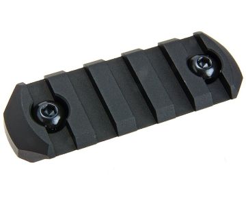 Action Army CNC Picatinny Rail (L: 60mm) for M-LOK section - Black 0