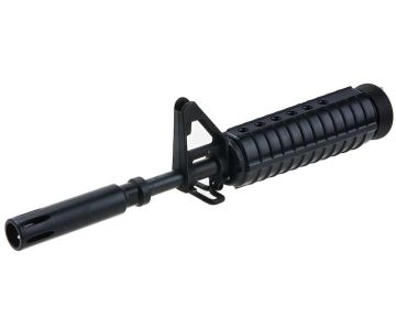 Angry Gun MWS Outer Barrel Front Set - XM177E2 Style (Steel, Black) 0