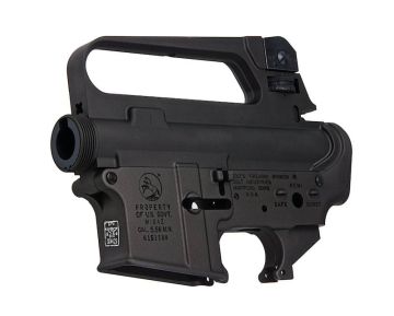 Angry Gun Tokyo Marui MWS / MTR Receiver Set - USGI Burst Version (M16A2, CNC Aluminum, Black) 0