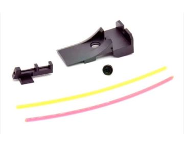 AIP Tokyo Marui Hi Capa 5.1 GBB Airsoft Front & Rear Sight (Fiber) Ver.3 (Aluminum) 0