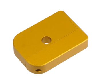 AIP Tokyo Marui Hi Capa GBB Airsoft Puzzle Magazine Base (CNC Aluminum, Gold) 0