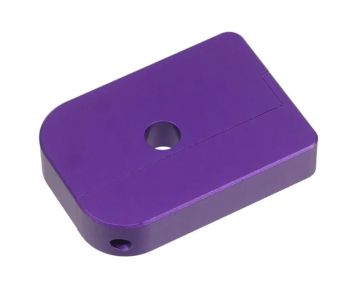 AIP Tokyo Marui Hi Capa GBB Airsoft Puzzle Magazine Base (CNC Aluminum, Purple) 0