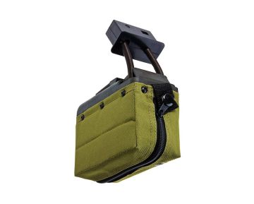A&K M249 AEG Sound Control Mini Ammo Box (1500 rounds) - RG 0