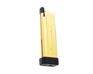 Alpha Parts Tokyo Marui Hi Capa Airsoft Green Gas Magazine (31rounds, CNC Aluminum, Gold) 0