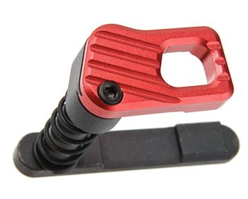 Alpha Parts Systema PTW Magazine Catch (CNC Steel, Type B) - Red 0