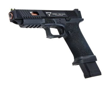 EMG TTI Combat Master G34 Slide w/ OMEGA Frame Gas Airsoft Pistol (by APS Custom) - Black 0