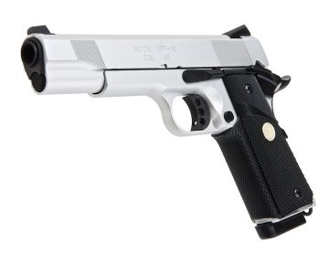 Army Armament R27 MEU Green Gas Airsoft Pistol - Silver 0