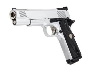Army Armament R30 1911 Wilson Combat Green Gas Airsoft Pistol - Silver 0