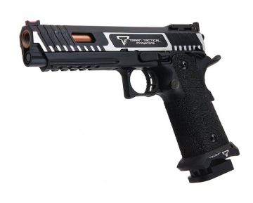 Army Armament John Wick 3 Taran Tactical Combat Master GBB Airsoft Pistol (Sight Block, Two Tone, R601-1) 0