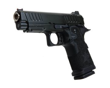 Army Armament Staccato C2 2011 (R612) RMR Green Gas Airsoft Pistol - (BK, with Star Strippling Grip) 0