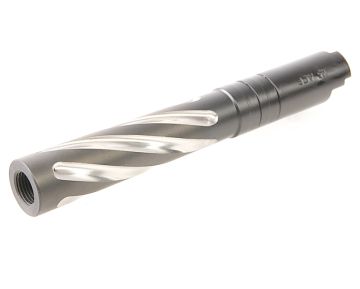 GK Tactical Tokyo Marui Hi Capa 5.1 GBB Airsoft Outer Barrel (Tornado, Stainless Steel) - Black 0