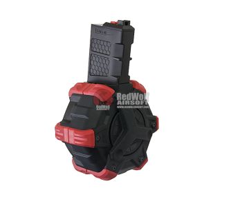 AW Custom M4 Green Gas Drum Magazine (350 rounds) 0