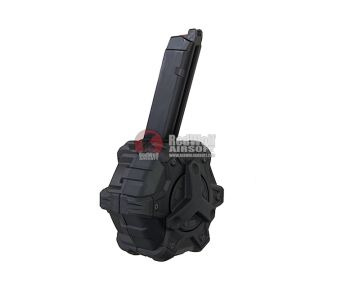 AW Custom G Series Green Gas Magazine (350 rounds Drum Magazine) - Black 0