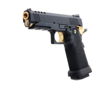 AW Custom Hi Capa 4.3 HX27 Green Gas Airsoft Pistol - (BK/GD) 0