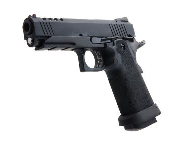 AW Custom Hi Capa 4.3 HX27 Green Gas Airsoft Pistol - Black 0