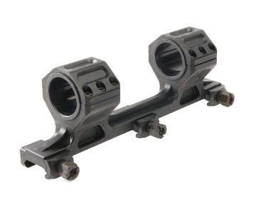 Blackcat Airsoft 25/30mm GE Big Dual Scope Mount - Black 0