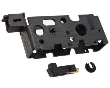 Bow Master VFC MP5A5 GBBR Airsoft GMF Trigger Box Case (3 Round Burst) - CNC Steel, Black 0