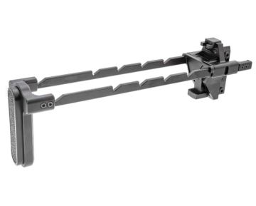 Bow Master VFC MP7 GBB GMF 5-Position Buttstock (CNC Aluminum, Black) 0