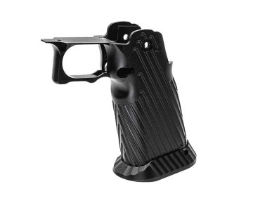 Bomber Tokyo Marui Hi Capa GBB CNC Aluminum Grip (INF Style) - Black 0