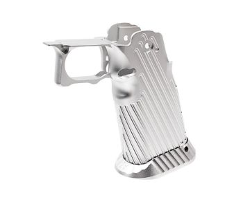 Bomber Tokyo Marui Hi Capa GBB CNC Aluminum Grip (INF Style) - Silver 0