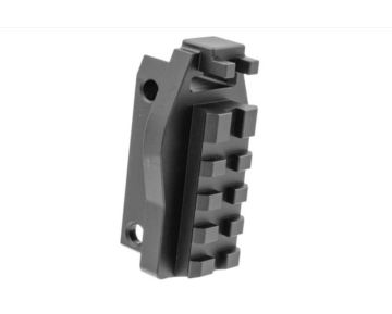 Bow Master VFC MP7 GBB Airsoft GMF M1913 Rail Stock Adapter - Black 0
