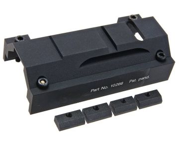 Bow Master VFC MP5 GBB Low Profile Mount (CNC Aluminum, Black) - Compatible with WE MP5 GBB 0