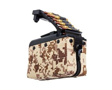 Battleaxe x T8 A&K MK46 Mod 0 Minimi AEG Drum Magazine (2000 rds, Sound Control, Turbine System) - DD 0
