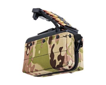Battleaxe x T8 A&K MK46 Mod 0 Minimi AEG Drum Magazine (2000 rds, Sound Control, Turbine System) - MC 0