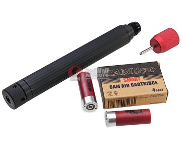 APS Combo Package A (Smart CAM CO2 Adapter Airsoft Charger, Dual 12g Co2 Cartridge Stock Tube, Smart Charger for Standard Cylinder) 0