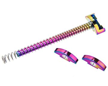COWCOW Technology Action Army AAP 01 GBB Airsoft Guide Rod Set (Aluminum) - Rainbow 0