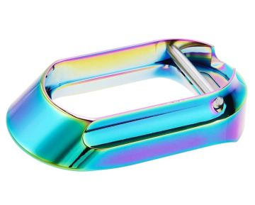 COWCOW Technology Aluminum CNC High Heel Magwell for Tokyo Marui Hi-Capa GBB Airsoft Pistol - Rainbow 0