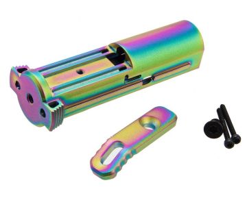 C&C Tac Action Army AAP 01 GBB Airsoft Blowback Unit (BBU, 7075 Infinity Lightweight) - Rainbow 0