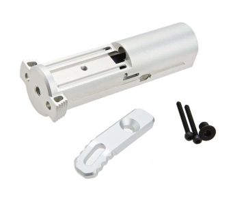 C&C Tac Action Army AAP 01 GBB Airsoft Blowback Unit (7075 Infinity Lightweight) - Silver 0