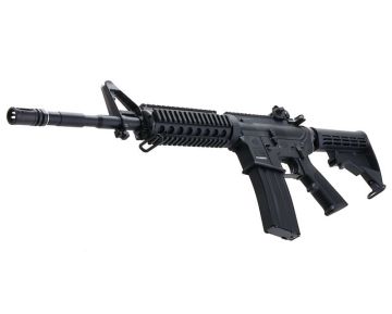 Cybergun M4 (FN) RIS GBBR Airsoft - Black 0