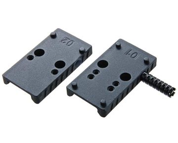 Cybergun CANiK TP9 Optic Plate with Charging Handle Set - Black 0