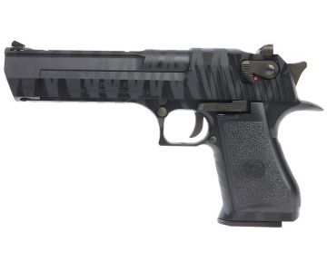 Cybergun Desert Eagle Tiger Stripe .50AE GBB Airsoft Pistol - Black (by WE) 0