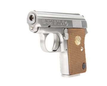 Cybergun Colt .25 GBB Airsoft Pistol with Marking - Silver (by WE) 0