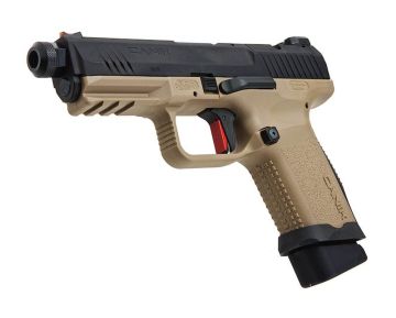 CANiK TP9 Elite Combat Green Gas Airsoft Pistol (Licensed by Cybergun) - Two Tone 0