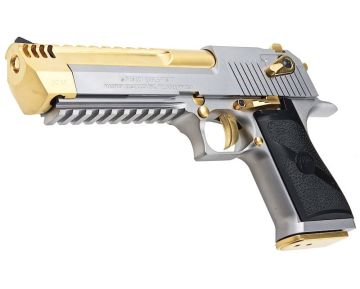 Cybergun WE Desert Eagle L6 .50AE Green Gas Airsoft Pistol - (Silver / Golden) 0