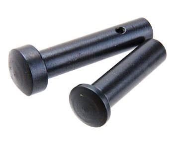 CYMA CGS TM MWS GBBR AR Steel Receiver Pin w/ Detent, Spring Set & Dummy Receiver Pin Set (Concave Type) 0