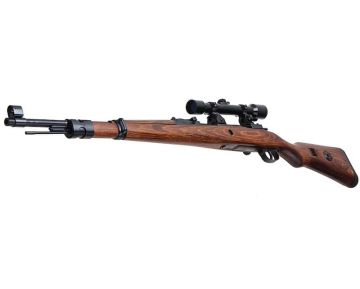 ARES Kar98K Sniper Airsoft Classic Rifle - Steel Version with Scope and Mount (Spring Power) 0