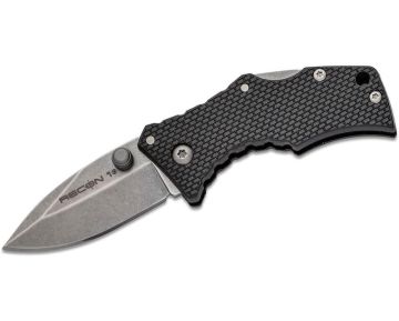 Cold Steel Micro Recon 1 Spear Point Knife (Stonewashed) (CS-27DS) 0