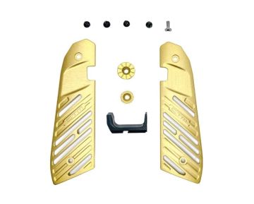 CTM TAC Action Army AAP 01 FUKU-2 Frame Accessories Grip Panel (Aluminum - Gold) 0