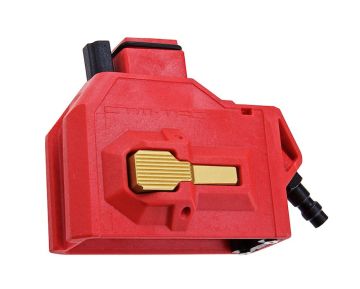 CTM TAC Hi Capa HPA M4 Magazine Adapter - Red x Gold Button 0
