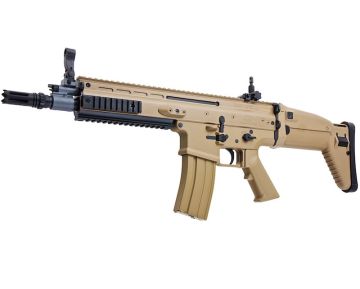 Cybergun FN SCAR-L Airsoft AEG Rifle - TAN (ABS Version, CM067) - by CYMA 0