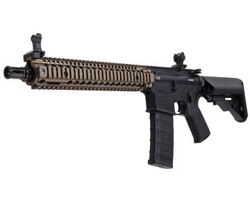 CYMA Platinum Daniel Defense M4A1 Carbine 12 inch Airsoft AEG Rifle - Black / FDE (CM105) 0