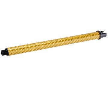 Dr. Black Tokyo Marui MWS GBBR Outer Barrel (Carbon Fiber, 10.5 inch) - Gold 0