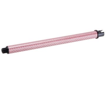 Dr. Black Tokyo Marui MWS GBBR Outer Barrel (Carbon Fiber, 10.5 inch) - Pink 0